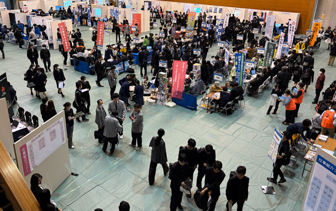 進学フェア会場